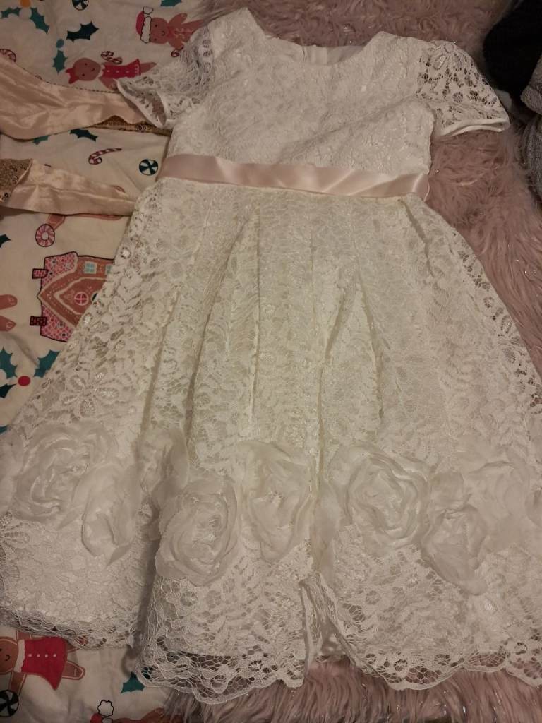 Dress party wedding christening holy communion reduced for quick sale