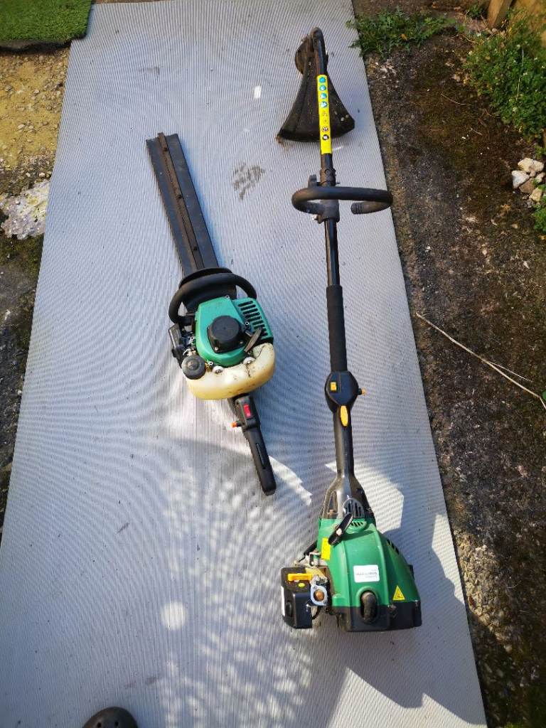 Petrol hedge trimmer and garden strimmer