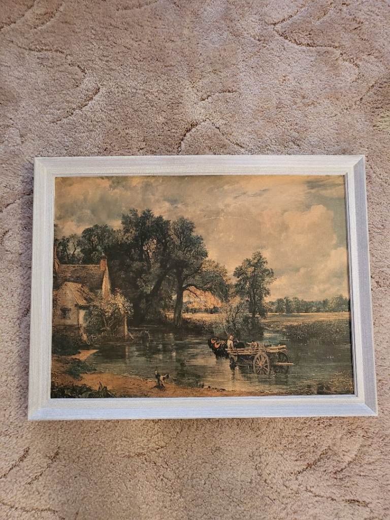 Large Vintage Print of John Constable's THE HAY-WAIN
