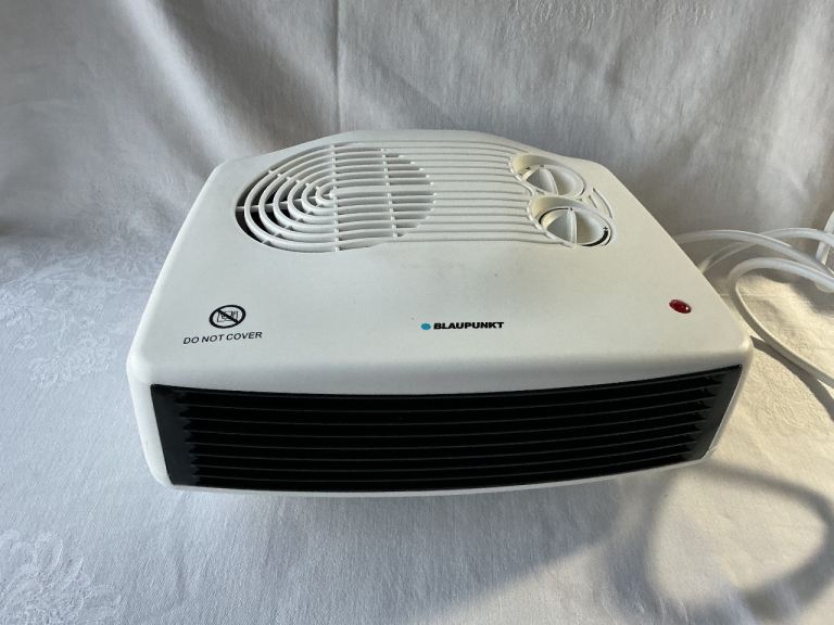 Blaupunkt Electric Fan Heater – White, very Good Condition