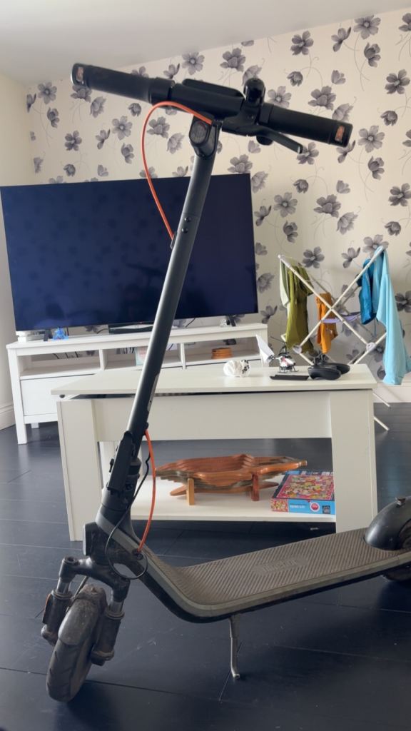 Good Condition Grey Electric Scooter