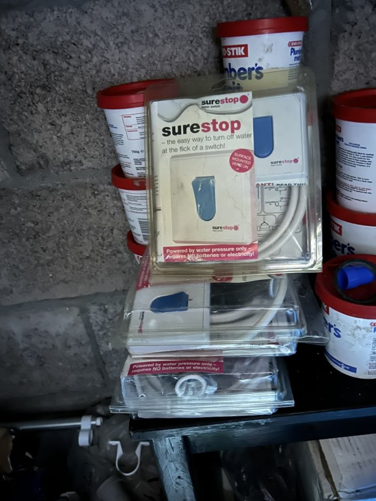 Plumbing stock for sale due to retirement 