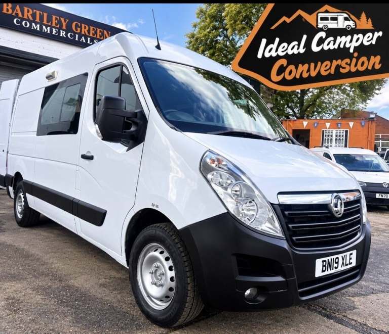 VAUXHALL MOVANO 2.3 CDTi 3500 WELFARE MESS VAN CREW IDEAL CAMPER 2019