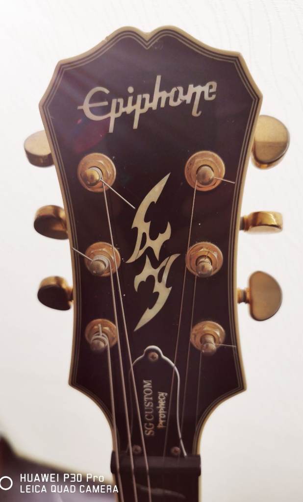 Epiphone sg prophecy upgraded with kent Armstrong humbuckers 