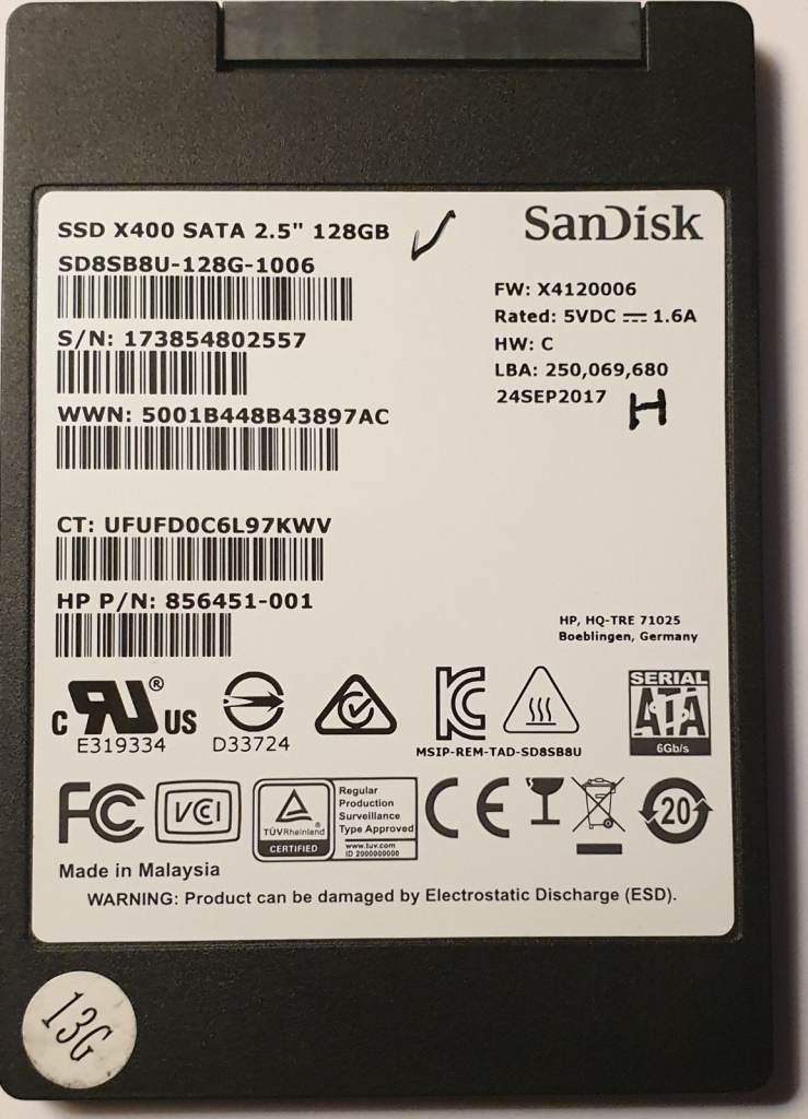 SSD 128 GB sandisk  FOR LAPTOP/PC WITH WIN 11 PRO OR HOME +OFFICE WORKS ON ANY PC/LAPTOP