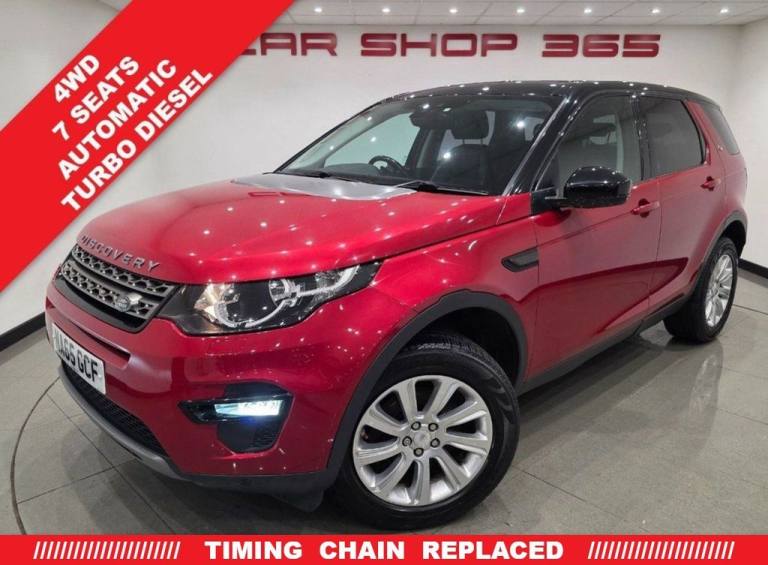 2015 65 LAND ROVER DISCOVERY SPORT 2.0 TD4 SE TECH SUV  AUTO 4WD EURO 6 (180 PS)