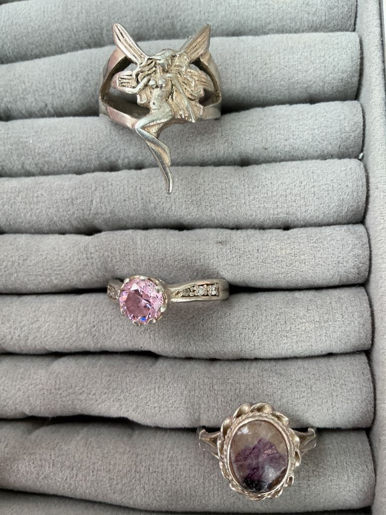 Silver rings 