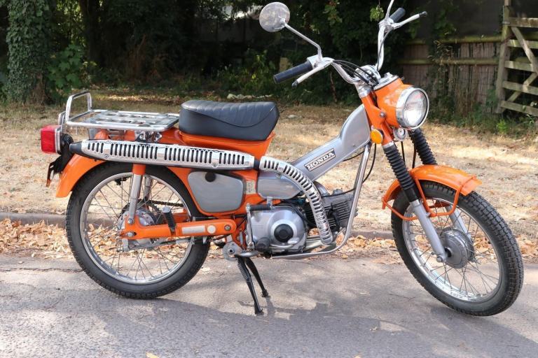 1973 Honda CT90 CT 90 K4 Trail Hi-Low Gerry can and just 3,894 miles!!