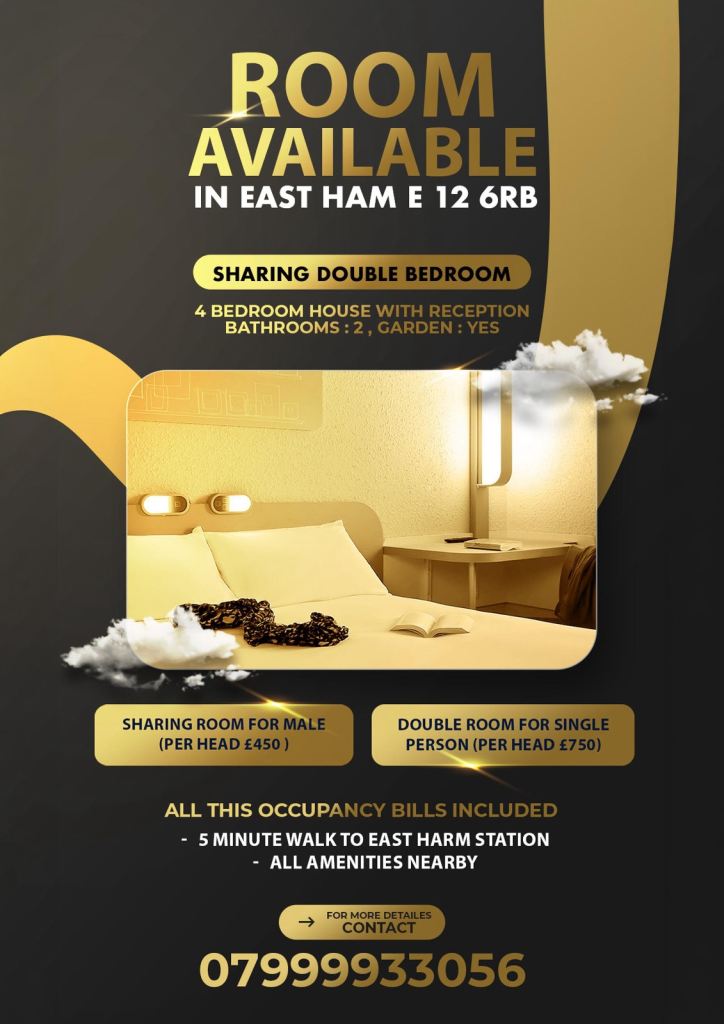 Rooms for rent in East Ham
