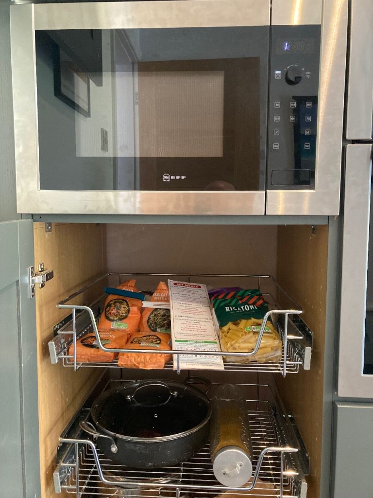 Wanted 600mm wide laminated shelves for kitchen cabinet