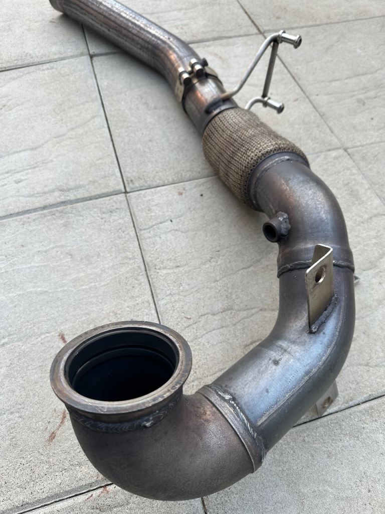 GTI GOLF MILTEK DECAT EXHAUST 