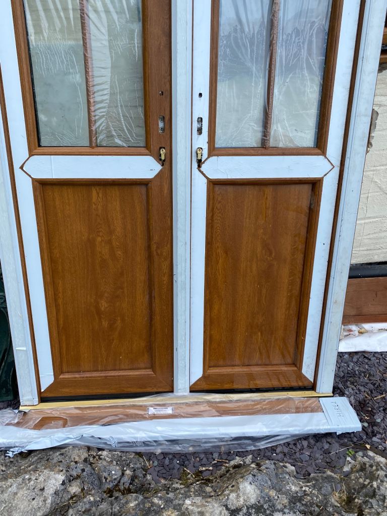 image for Oak effect French UPVC DOORS. 