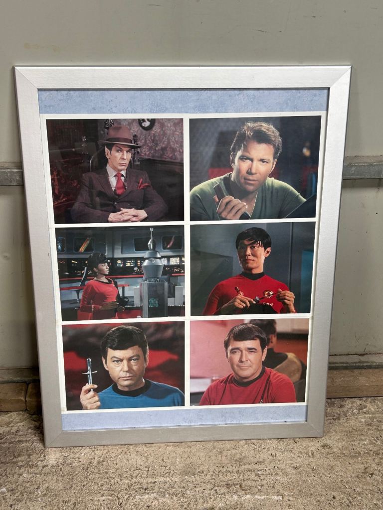 Large Star Trek Framed Poster
