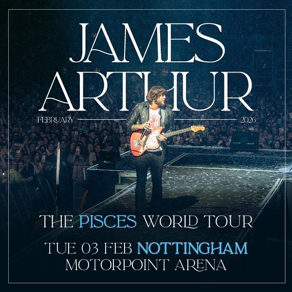 James Arthur - The Pisces World Tour Concert Ticket.