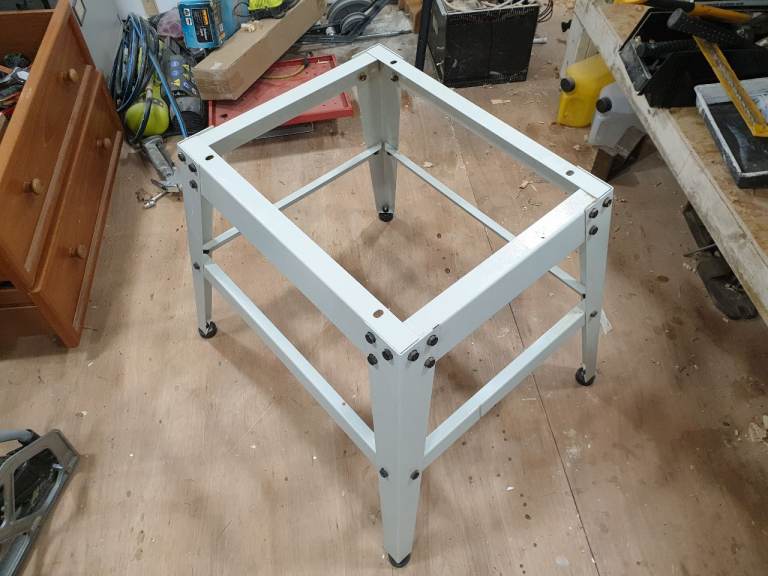 Workshop machine stand