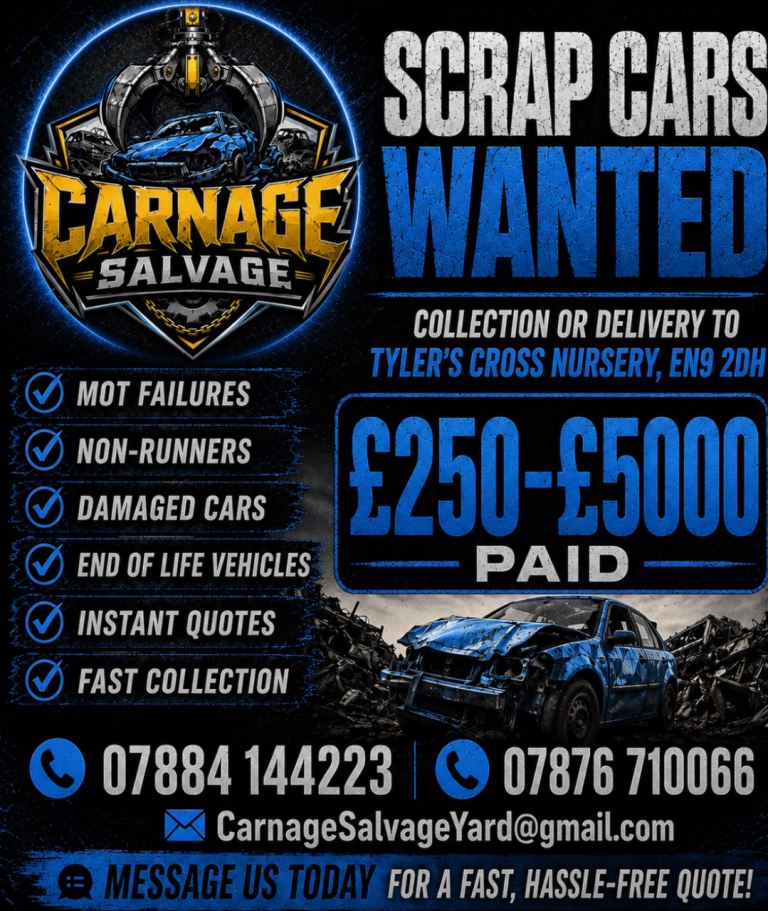 SCRAP CARS WANTED‼️