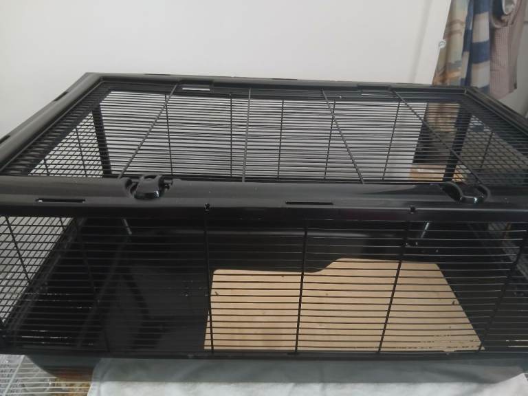 Large Black Pet Cage for Small Animals