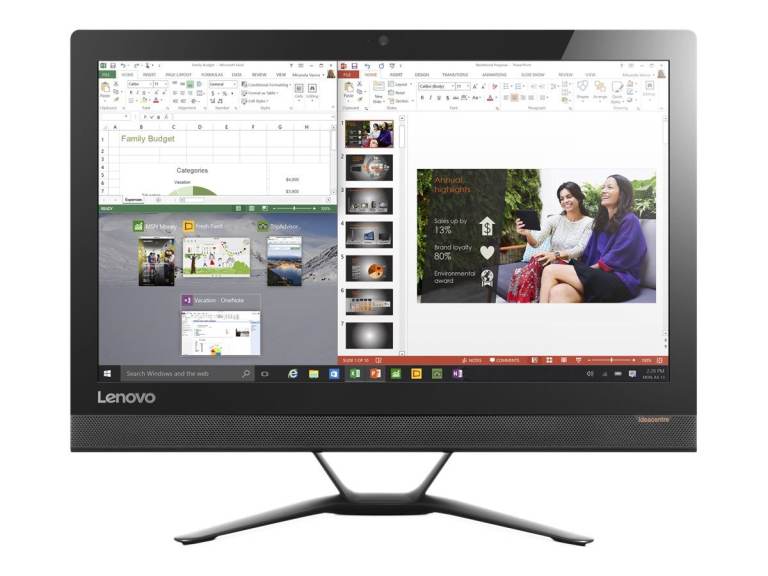 Lenovo All In One PC - Ready to Use - i5‐6200U, 8GB RAM, 480GB SSD, GeForce 920A, Windows 10
