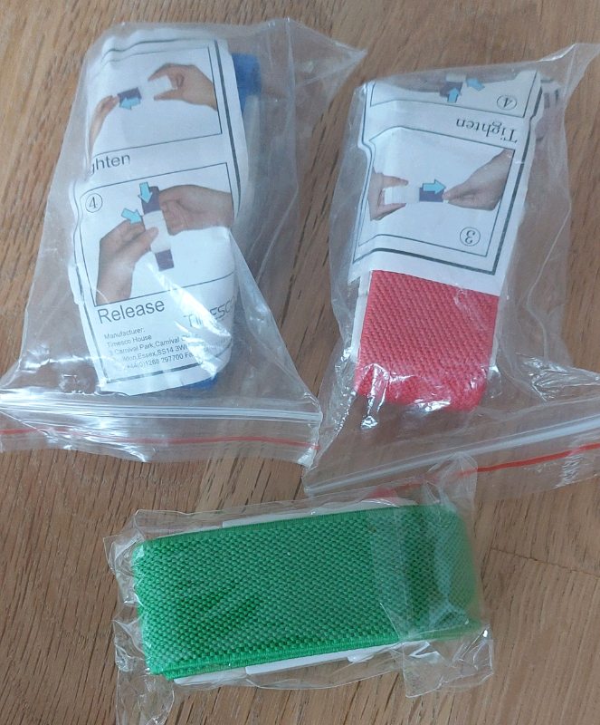 Timesco Medical Tourniquets Quick & Slow Release Butterfly Design New 