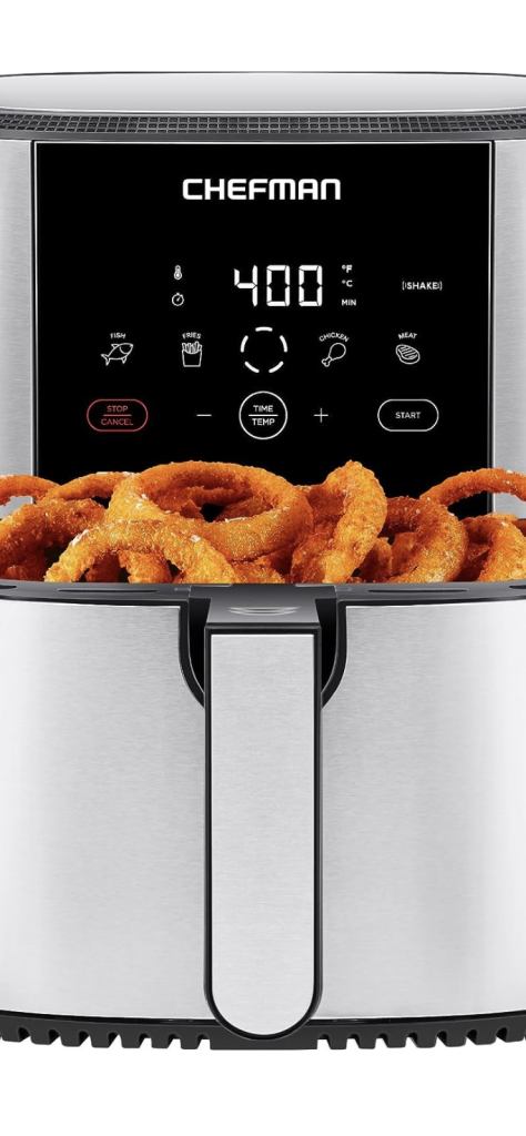 Chefman TurboFry® Touch Air Fryer, XL 7.5 Liter