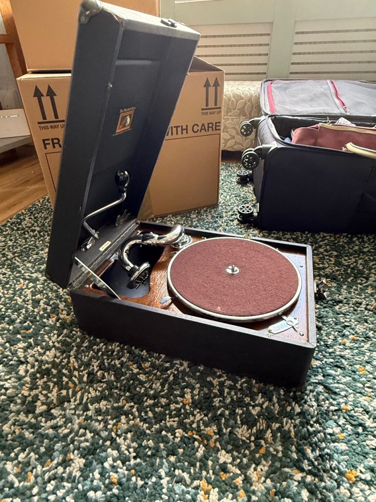 Old record player