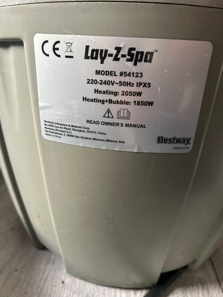 Lazy spa egg and extras