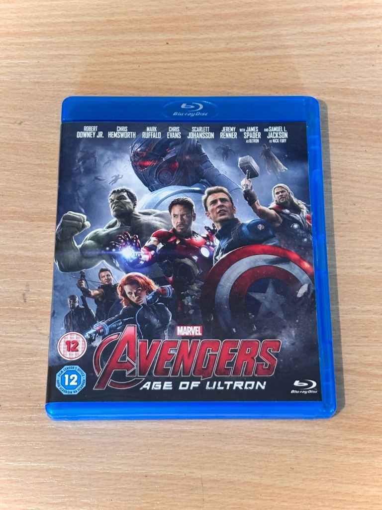Marvel Avengers Age of Ultron on Blu-Ray
