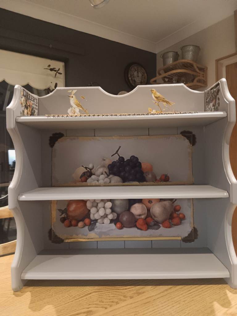 Upcycled Kitchen shelving 