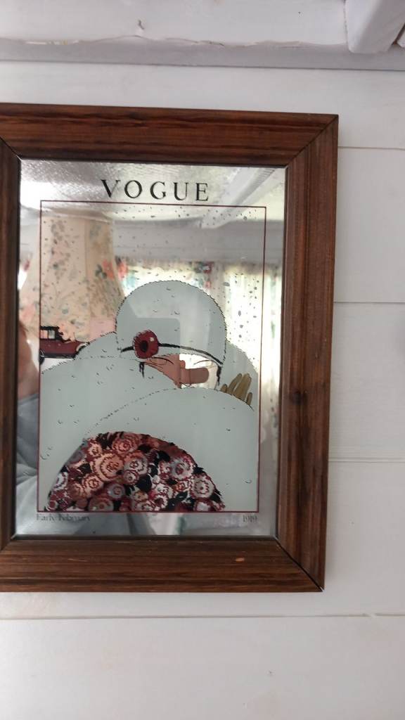 VOGUE Magazine Cover Mirror – Wooden Frame