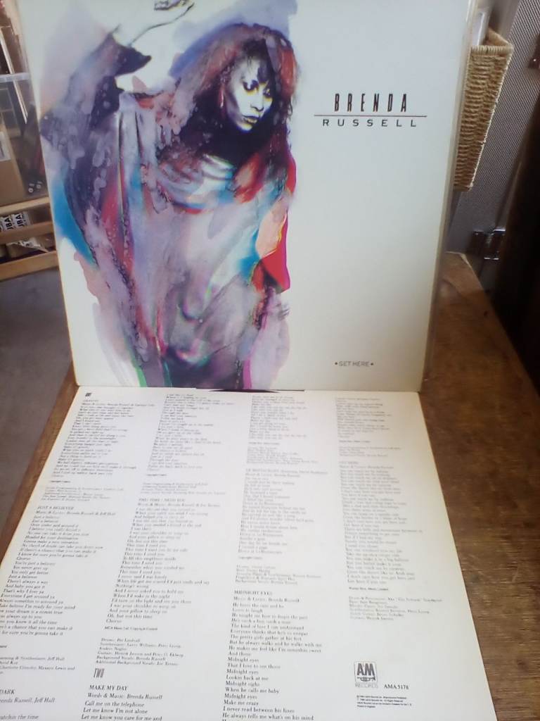 BRENDA RUSSELL,. GET HERE ,. VINYL ALBUM,. 
