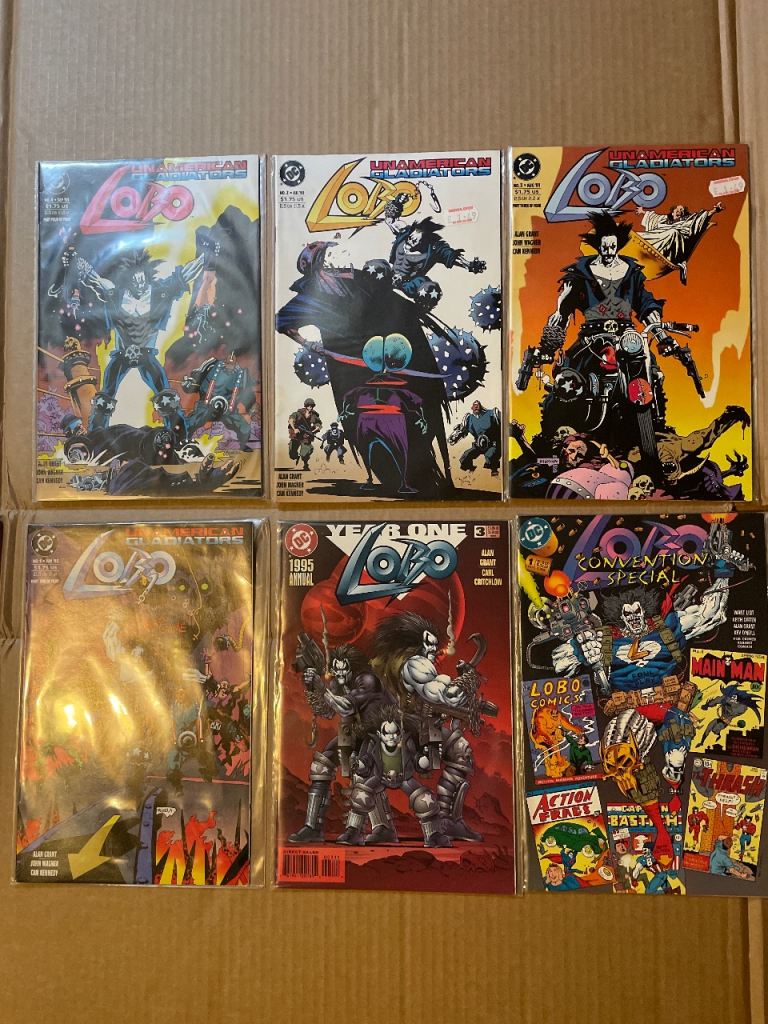 Lobo DC Comics Collection - Six Issues, Good Condition