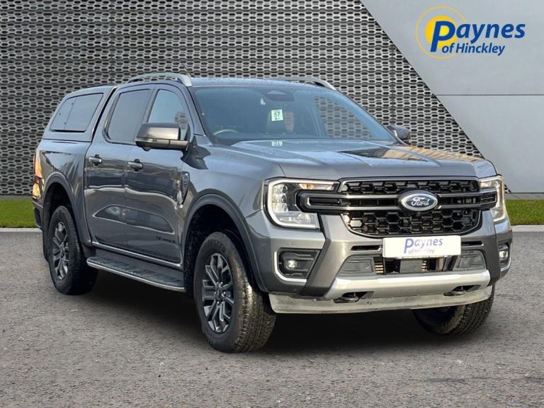 2023 Ford Ranger WILDTRAK 2.0TD 205PS Auto in Carbonised Grey 4x4 1 Owner FSH