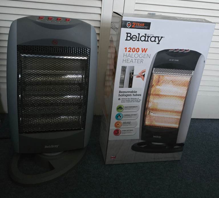 Beldray Hallogen heater 1200 W power