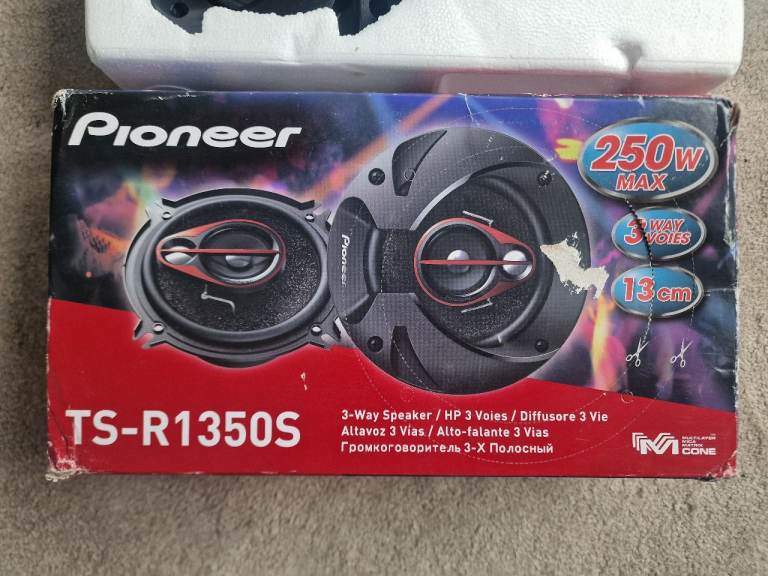NEW PIONEER TS R1350S SPEAKERS - 5.25 INCH