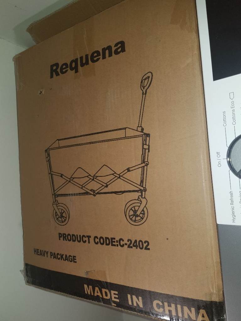 **BRAND NEW**Heavy-duty folding trolley Black