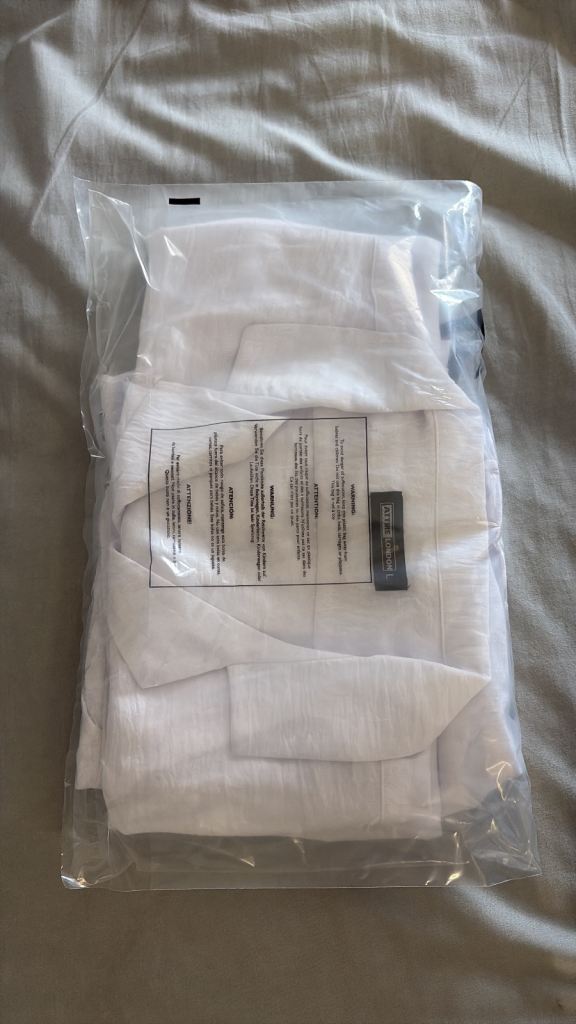 Brand New Attire London Co-Ord Set – White – Size L
