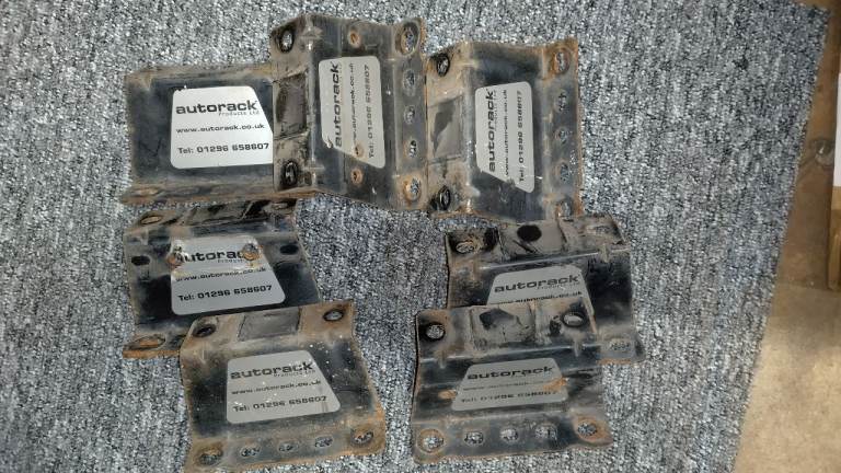 8 autorack roof rack van mounting brackets 40mm rhino titan commercial grade 4040   