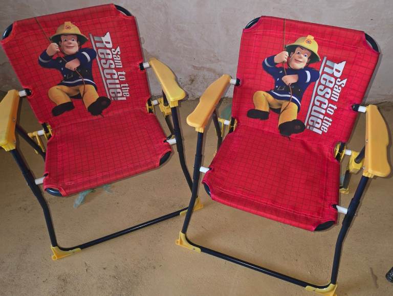 Pair of Kids' Sam to the Rescue Folding Chairs –  Brand New