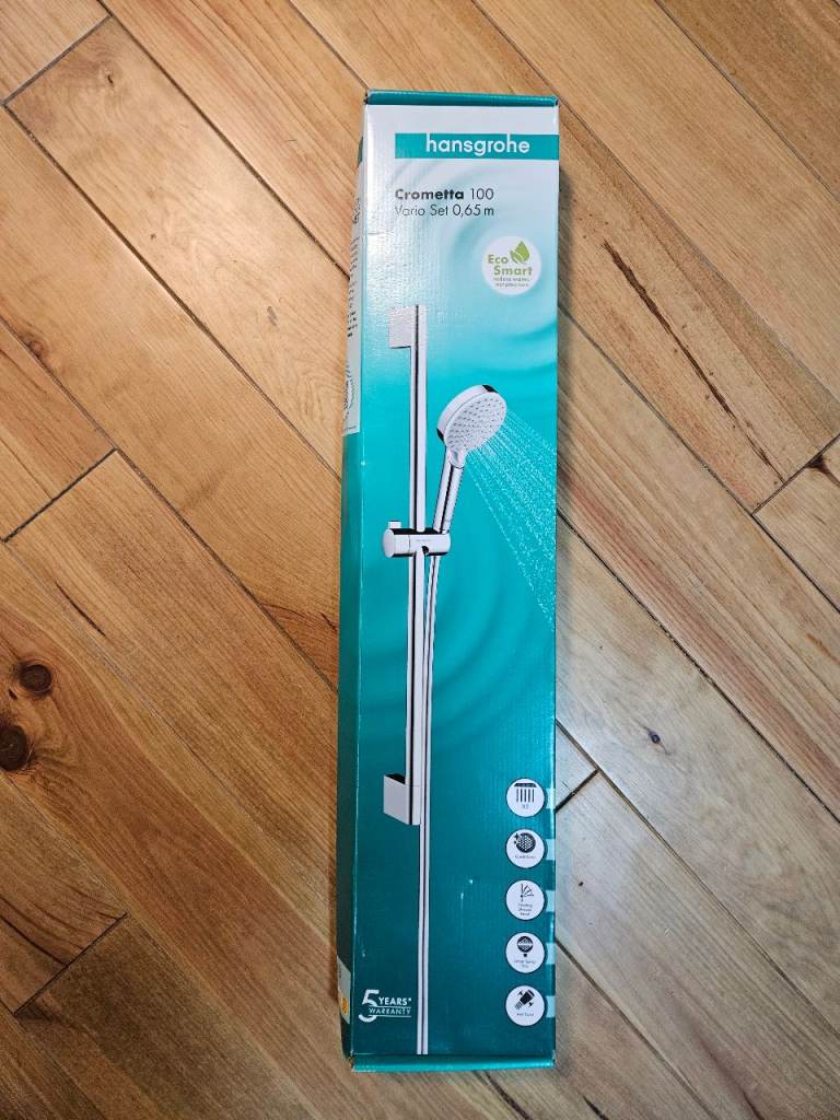 2 Spray Shower Slider Rail Kit 65cm