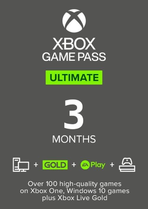 Xbox Game Pass Ultimate UK - 3 Months Subscription
