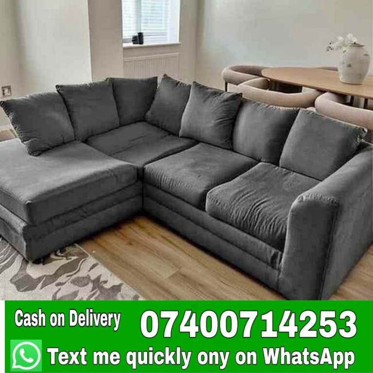 🏷️ Dylan Jumbo Cord Corner Sofa & 3+2 Set – Final Offer