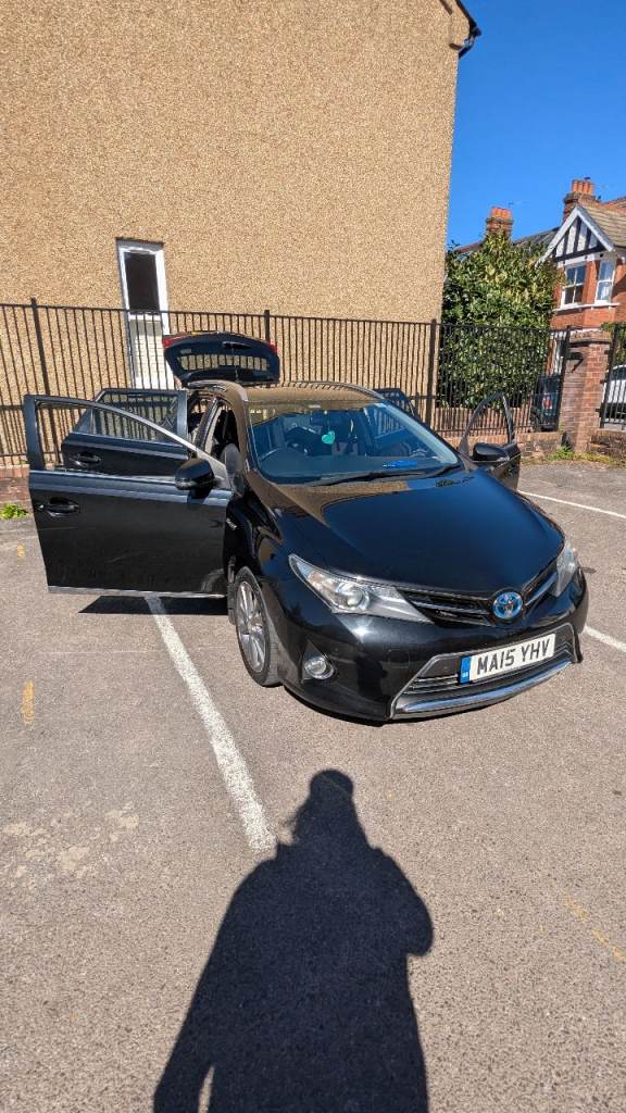Toyota Auris touring hybrid estate.