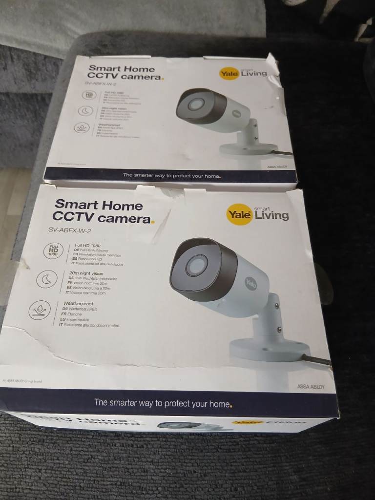 Yale cctv cameras. Brand new.