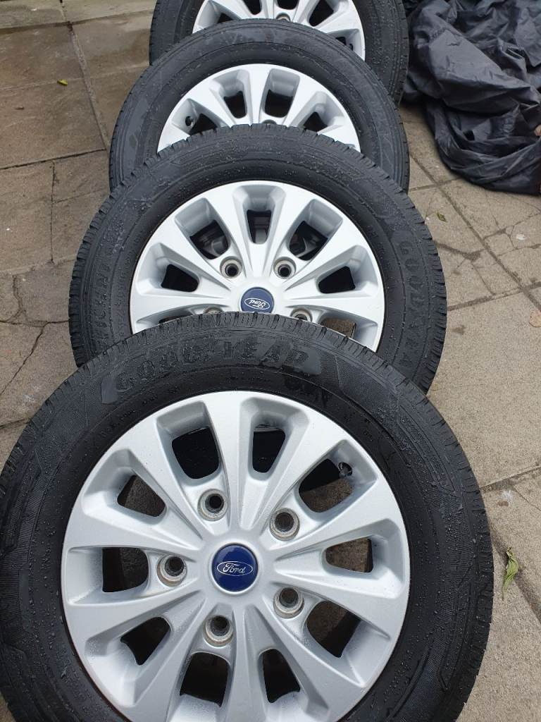 16"FORD ALLOY WHEELS PCD 5x160 for TRANSIT VAN 2004-2025, TRANSIT CUSTOM 2012-2023