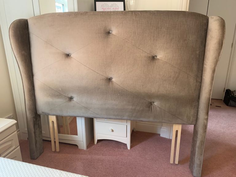 Velvet King size  Headboard – Great Condition