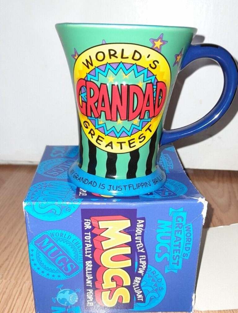 worlds greatest grandad mug gift men