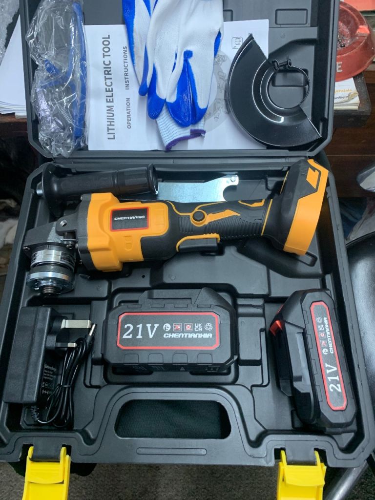 New cordless angle grinder 