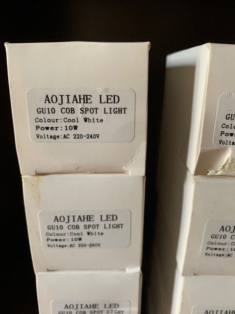GU 10 COB spot lights