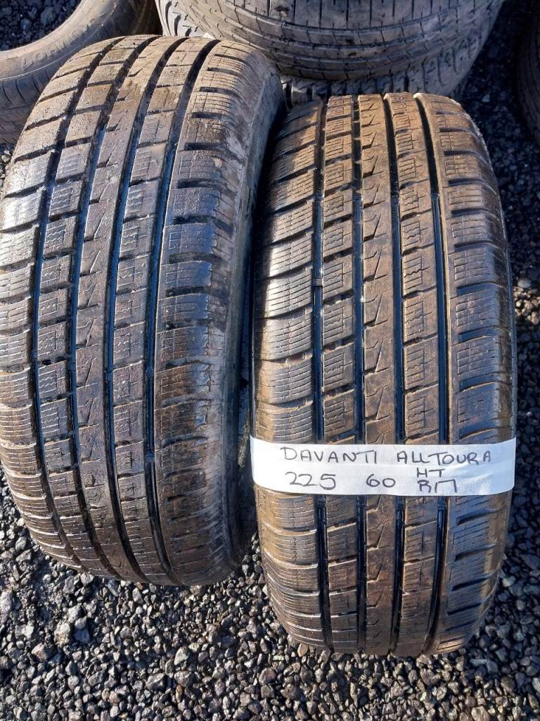 225 60 R17 Davanti Alltour AHT - set of 2 part worn tyres 