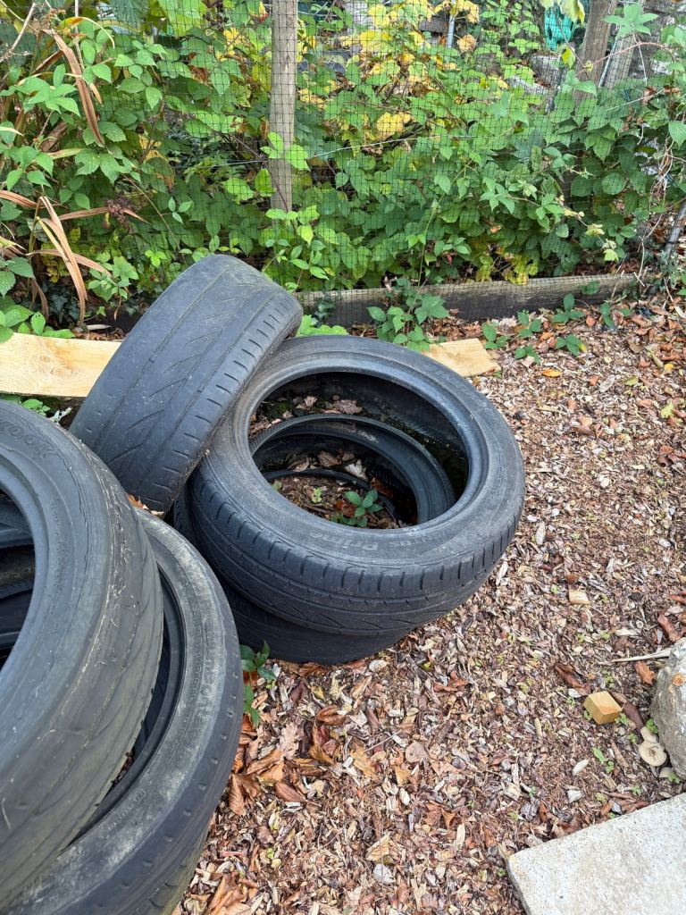 Old tyres